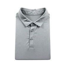 Lululemon Cloud Blue Evolution Performance S/S Polo Shirt Size Small