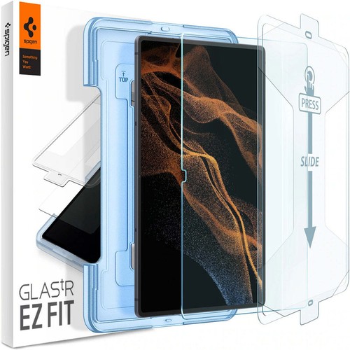 Displayschutzglas für Galaxy Tab S8 Ultra Spigen Gehärtetes Glas Hart Handyglas