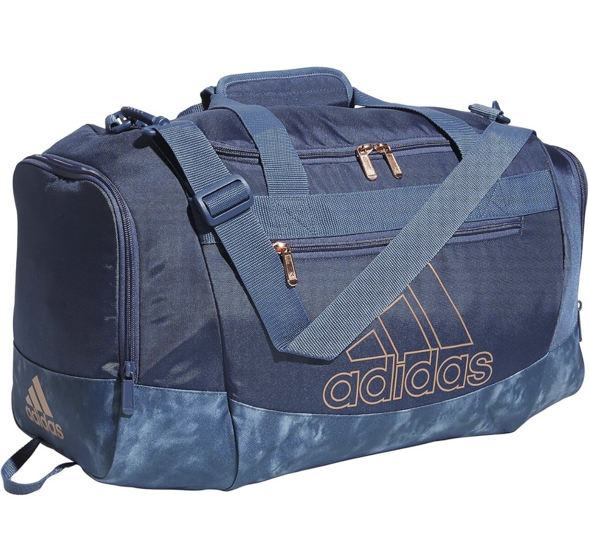 adidas Unisex Defender 4 Small Duffel Bag Blue/ Stone Wash