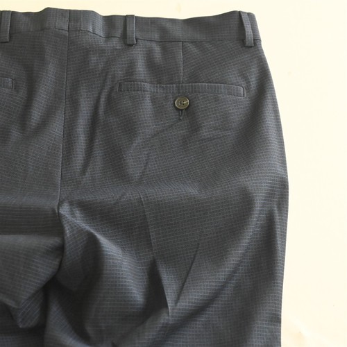 Kenneth Cole Reaction 38S 32x29 Blue Check Techni-Cole Mens Jacket Pants Suit - Picture 11 of 12