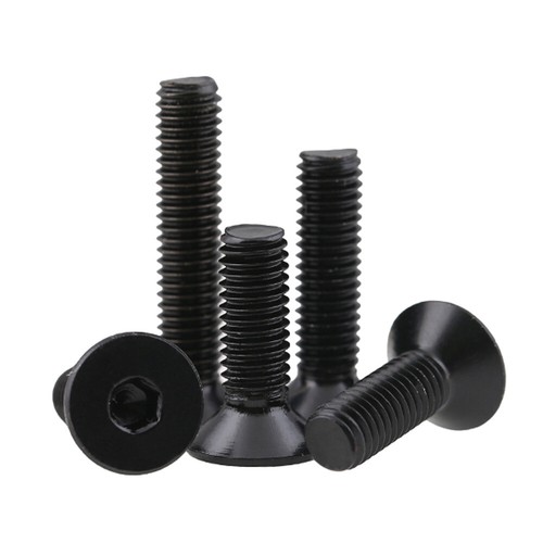M3 M4 M5 Countersunk Socket Screws A2 Stainless Black Allen Hex Bolts DIN7991 - Picture 3 of 6