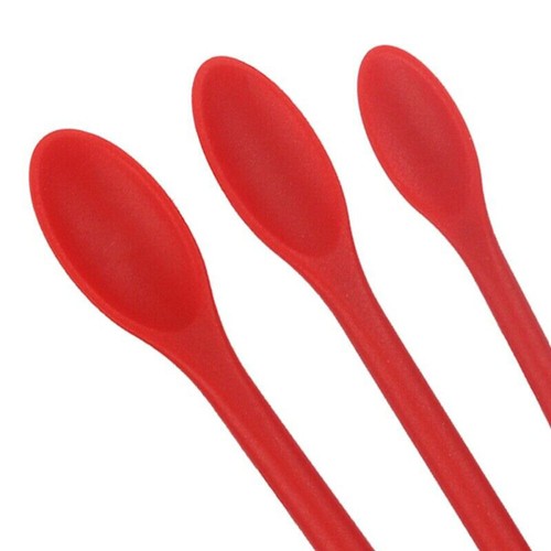 3PCS Silicone Mini Spatula Jar Scraper Scoop Tip Long Spatula Cosmetic Bottle - Picture 11 of 15