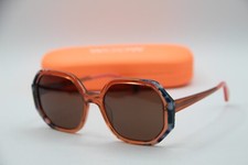 NEW WOOW SUPER VISION 2 COL 0373 ORANGE BLUE TORTOISE SUNGLASSES W/CASE 53-18