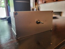 Handmade Mono-Stereo switch channel sum hifi amplifer box silver audio vinyl