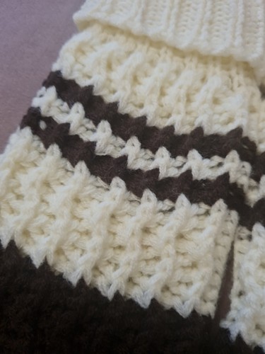 Knitted Womens Mittens ORIGINAL VINTAGE NEW 70/80S Coloured - Picture 4 of 11