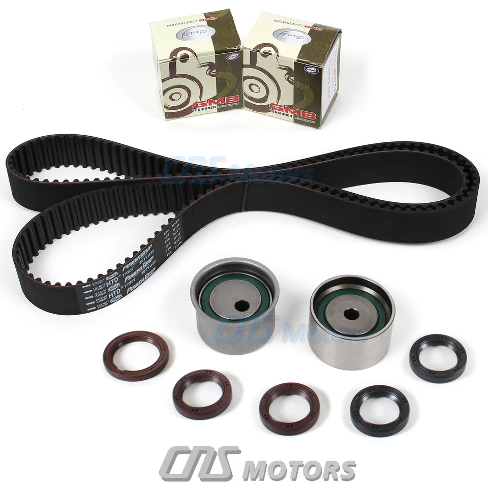 ⭐Gates Timing Belt Kit Hydraulic Tensioner Water Pump for 99-10 Hyundai Kia 2.7L Foto 2 de 4