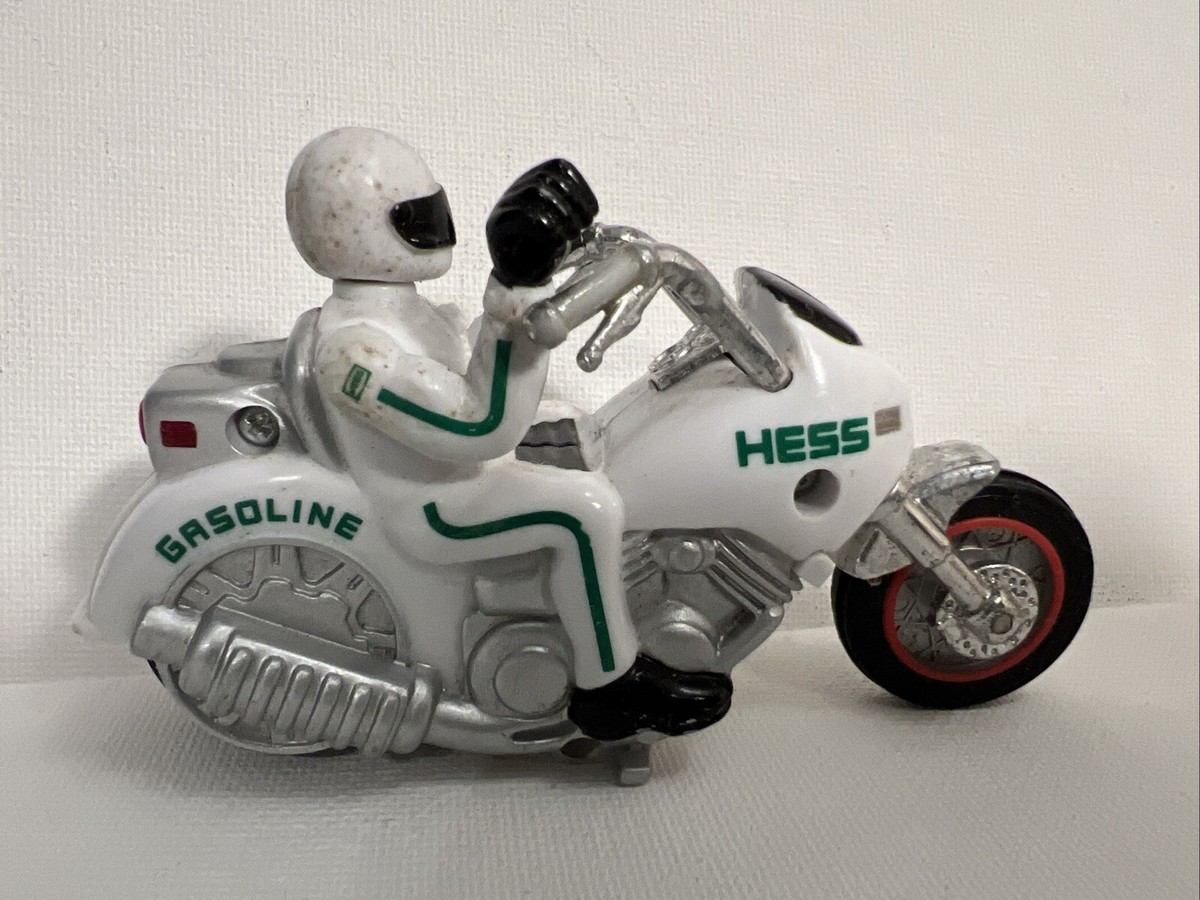 2007 HESS White MOTORCYCLE Loose Rev-and-Go Replacement for