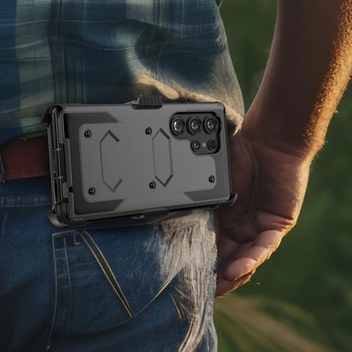 Funda/Protector de Pantalla con Clip de Cinturón Ultra Resistente para Samsung Galaxy S22/Plus/Ultra Resistente - Imagen 55 de 97