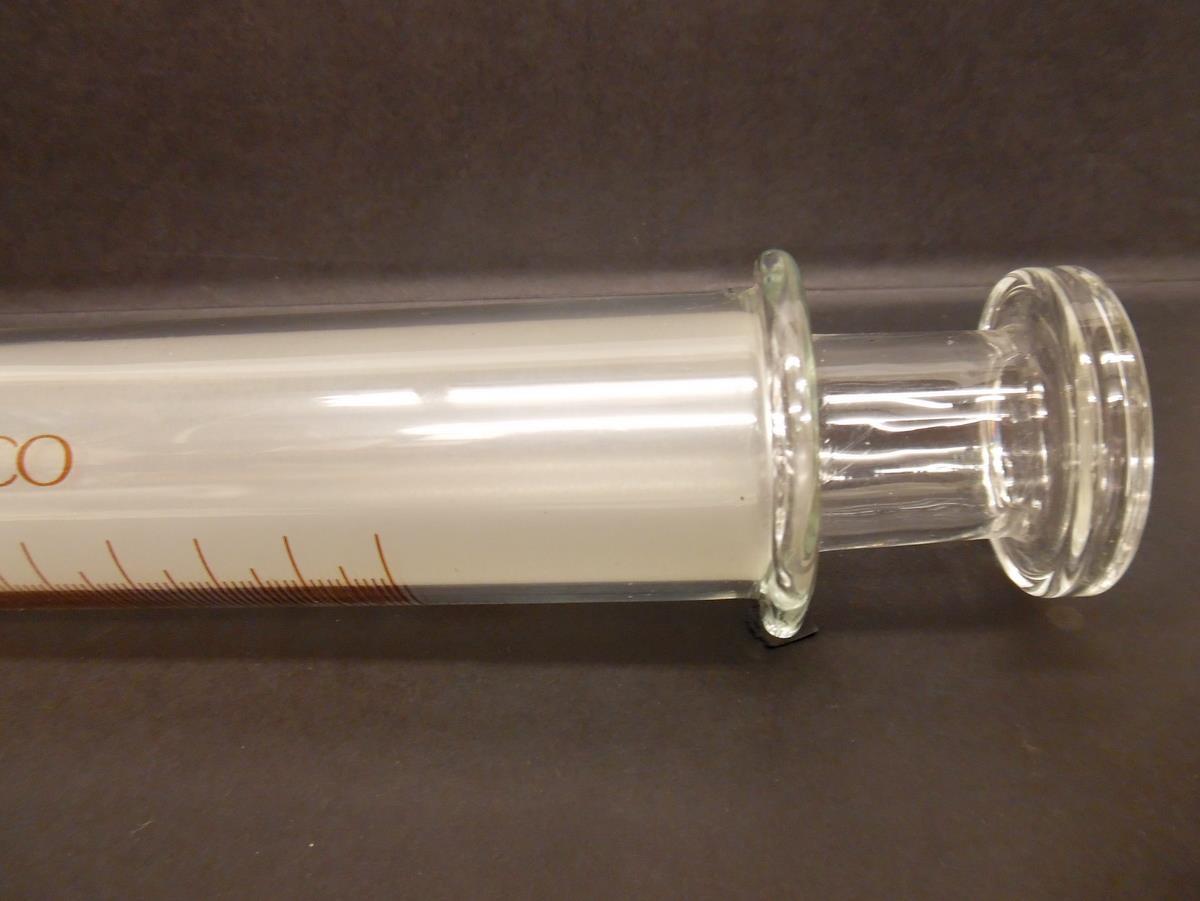 Vintage Samco Glass Gas Syringe 100ml eBay