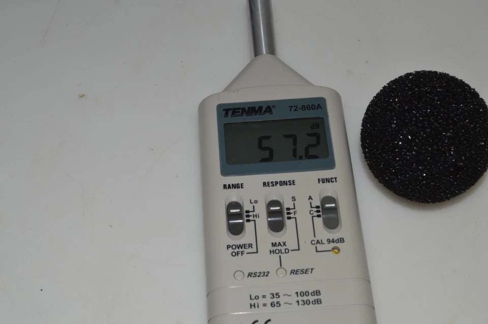 *TC* Tenma 72-860A Test Equipment Portable Digital Sound Level Meter (PVR27) - Image 3 of 4