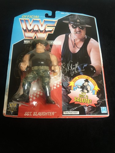 Sgt Slaughter WWF - Hasbro 1991 - MOC - Wrestling ...