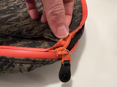 Rag & Bone Backpack Black/Orange Camouflage Suede Bottom Porter