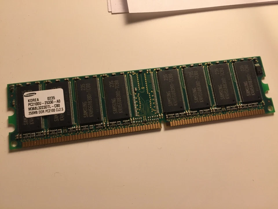 Samsung 235 M368L3223DTL-CBO 256MB DDR PC2100 CL2.5 - Image 2 of 3