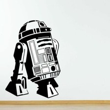 STAR WARS R2D2 DROID Robot Movie Wall Art Vinyl Sticker Room Removable Decal DIY