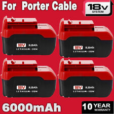 Pack 18V Lithium Ion Battery for Porter Cable 18 Volt PC18B PC18BL PC18BLX 6.0AH
