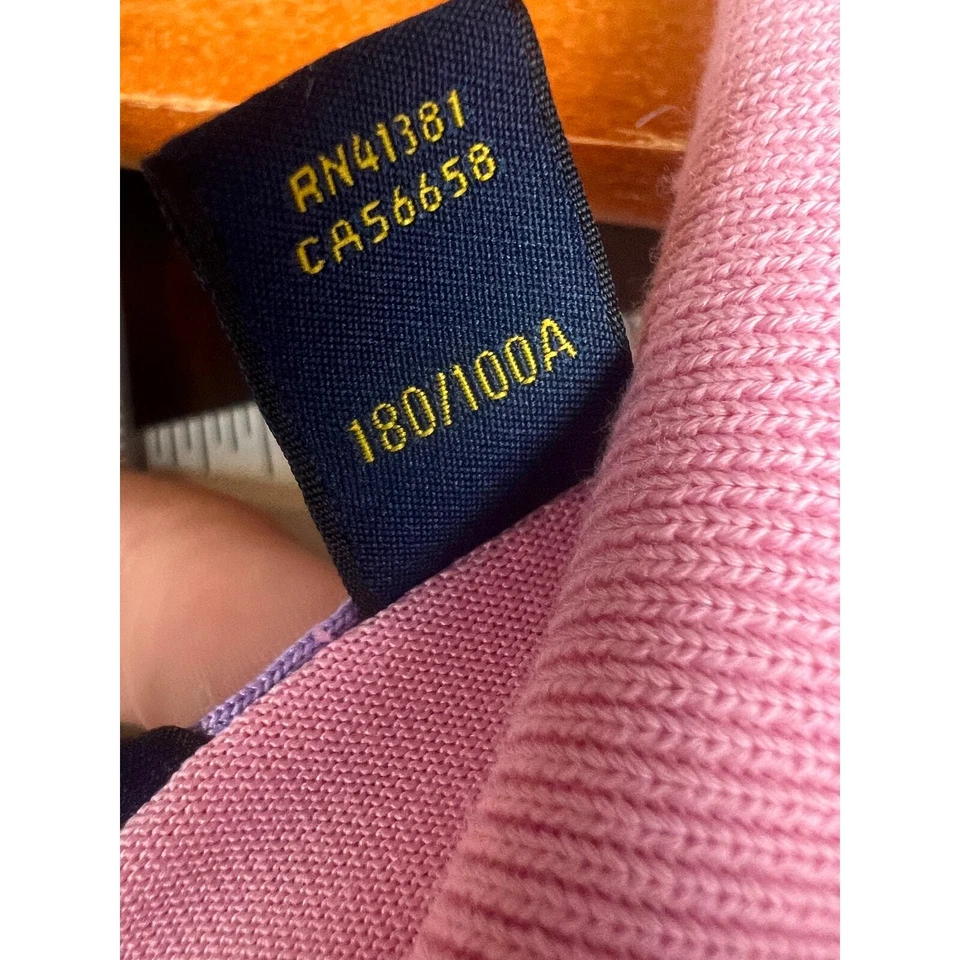 Polo Golf Ralph Lauren Absorbe la Humedad Polo Rosa Hombres Grande Ropa Activa Usada en Excelente Condición Foto 4 de 4