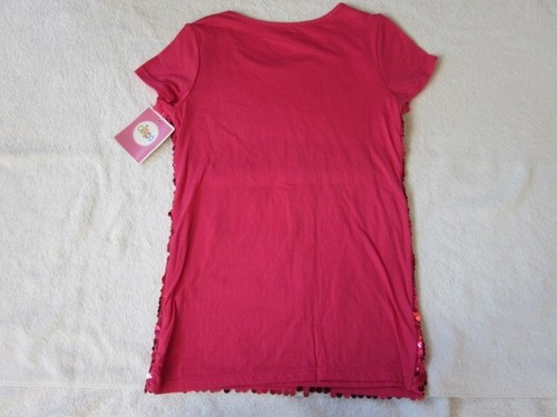 CIRCO GIRLS SS SEQUIN SHIRT SZ L 10/12 NWT - Picture 2 of 3
