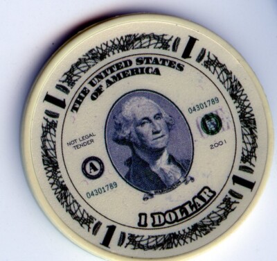 Home Poker Sets: American History 1.00 White