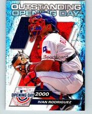  2021 Topps Opening Day Outstanding Opening Days #OOD1 Ivan Rodriguez