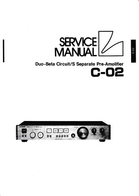 Service manual for Luxman C-02