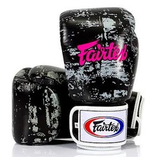 FAIRTEX MUAY THAI BOXING GLOVES BGV1 DARK CLOUD SPARRING KICK MMA