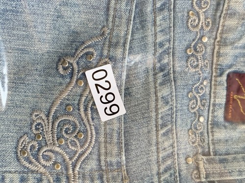 Neeso Premium Jeans W Bootcut Size 18 Embellished/ Embroidered Pockets - Picture 13 of 13