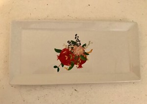 Grove Collaborative 10x5 Sink-Side Pomegranate Stoneware Tray