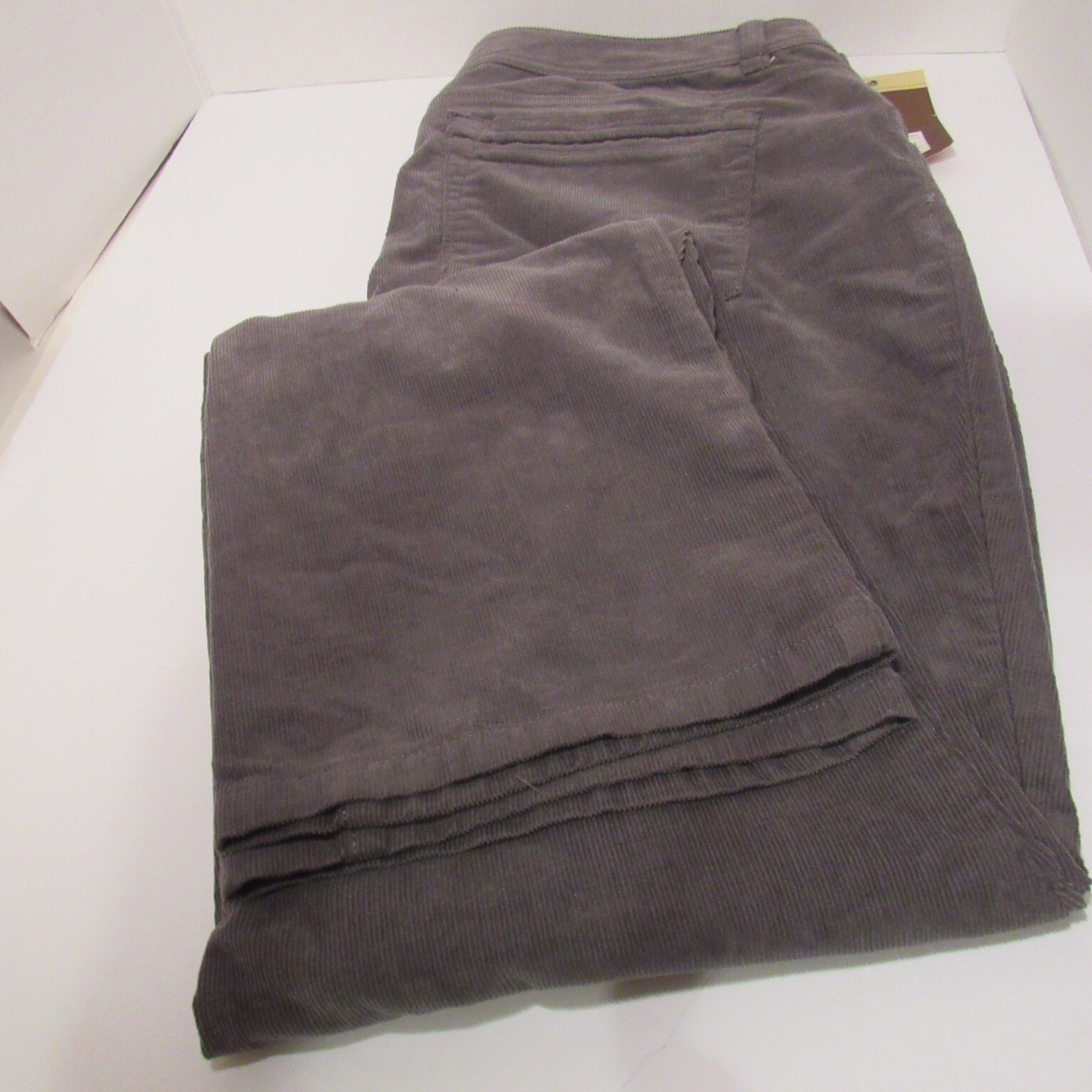 Sonoma Womens Life+Style Stretch Corduroy Pants, Gray, Size 16, RN73277, NEW eBay