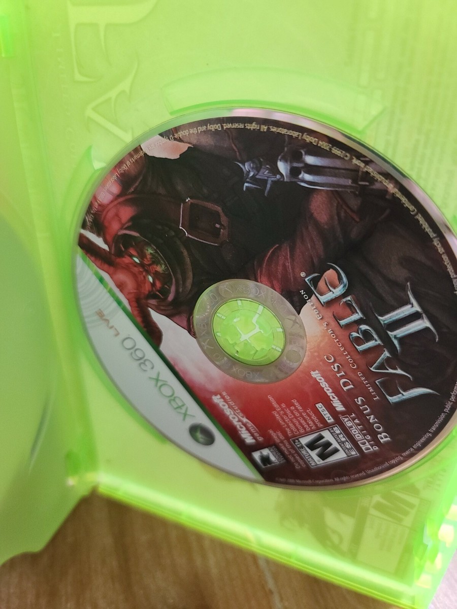 FABLE II Limited Collector's Edition XBOX 360 (2-Disc's
