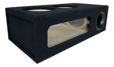 Ported Sub Box Enclosure for 2 10" Skar Audio VVX-10v3 Subs Plexiglass Window