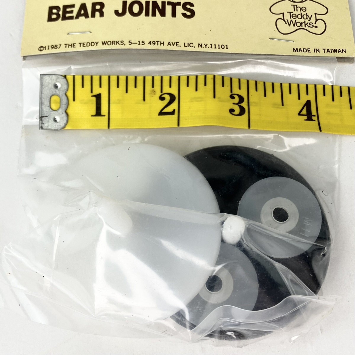 Superior Teddy Bear Joints 65mm by Teddy Works Set of 4 (8