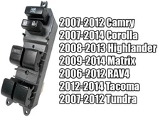 NEW Master Power Window Door Switch for 2006-2014 Toyota Camry Corolla Rav4&more
