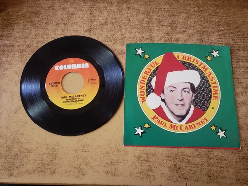 1970s MINT-EXC Paul McCartney Wonderful Christmastime/Rudolph The Red 11162 45