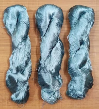 3 Thread Yarn Lace Skeins Knitting Work Reel Silk Fabric 345gm Woven Sari