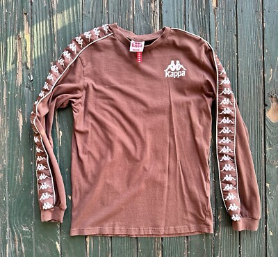 KAPPA  activewear long sleeve Men's Brown Medium Shirt
