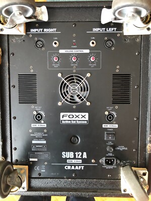FOXX Lautsprecher System mit Subwoofer