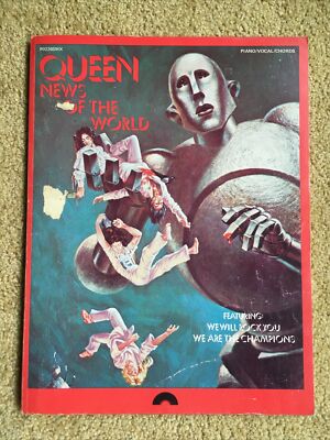 Queen News Of The World Piano/Vocal/Chords Sheet Music Song Book 1978 Beechwood