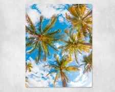 Palm Trees HD Metal Print, 8x10 inches on ChromaLuxe HD Metal