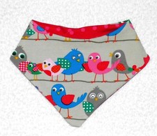 Scarf   triangle scarf   little bird   handmade