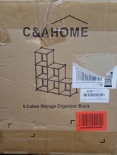 C&AHome 6 cubes storage organizer- Black