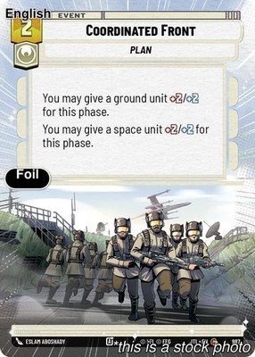EN Coordinated Front (Hyperspace Foil) 987 Jump to Lightspeed Common LP