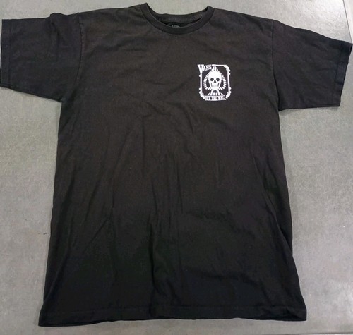 CAMISETA VANS OFF THE WALL NEGRA TALLA L Manga Corta Doble Cara Streetwear - Imagen 3 de 7