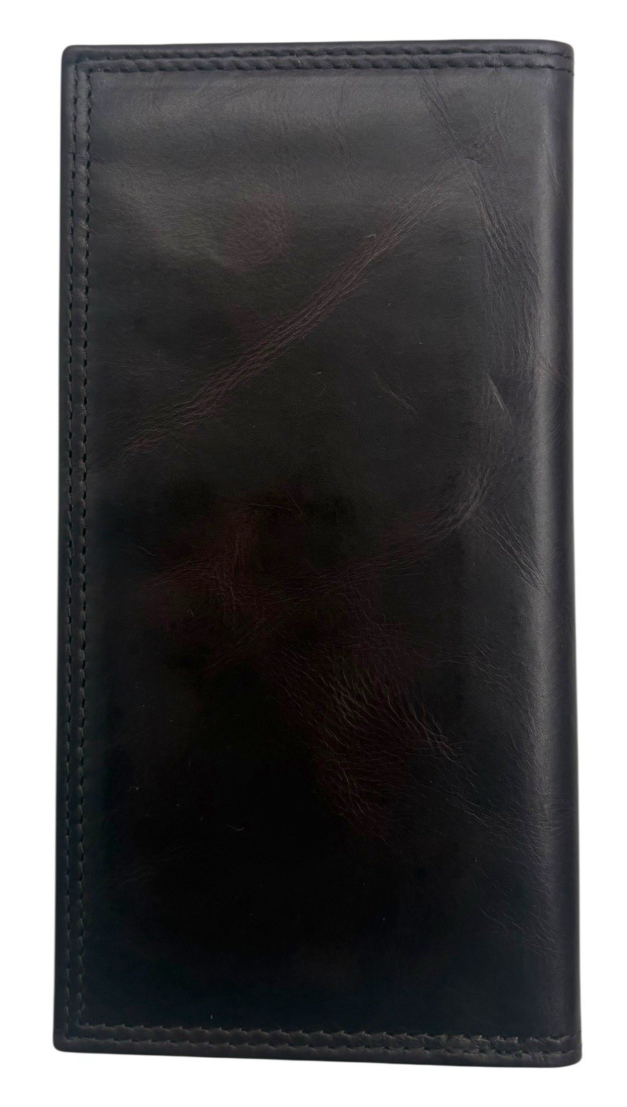 LSU Tigers Genuine Leather Secretary Wallet-Tall/Roper in Dark Brown-Enmon-New