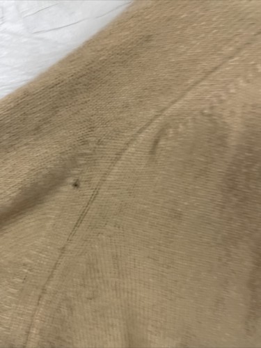 Men’s L.L. Bean 100% Virgin Lambswool Cardigan Sweater Tan Extra Large XL - Picture 13 of 19