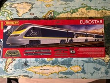 Hornby R1176 Eurostar DCC Ready Train Set OO Gauge Model Railway