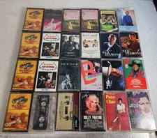 Mix Lot Of 43 Vintage Country Gospel Pop Christmas Cassettes