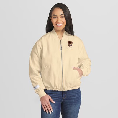 WEAR by Erin Andrews San Francisco Giants MLB Jacket Cream Men's Licensed