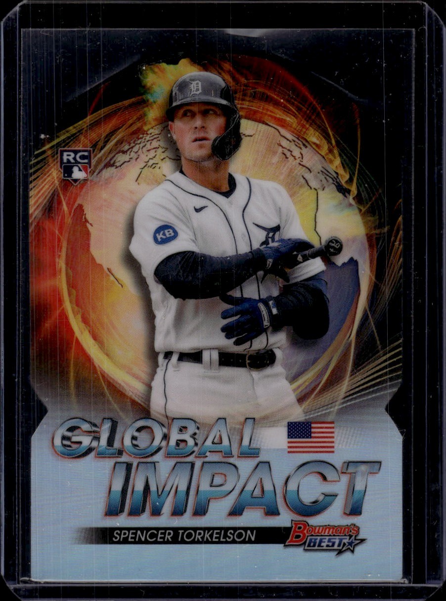 2022 Bowman's Best Global Impact Die Cuts #GI-10 Spencer Torkelson Tigers