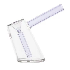 MJ Arsenal FULCRUM Mini Bubbler Pocket LAVENDER 4" Borosilicate Glass MJA