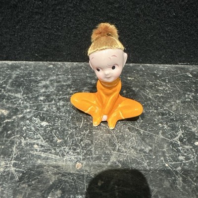 Vintage Keramik Pixie Elfe Figur Japan kleines Porzellan Ref Bh